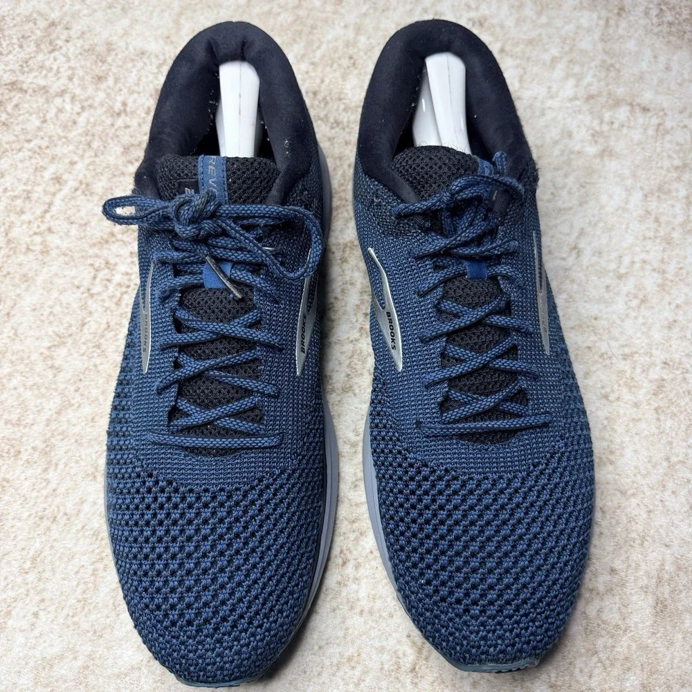 Brooks Revel 2 Men's Blue Mesh Running Shoes Size 14 Sneakers 1102921D061